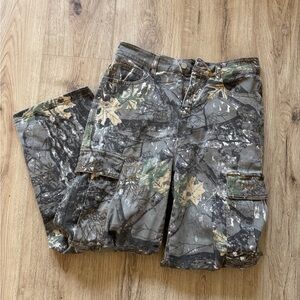 Women’s Camouflage Cargo Jeans, M
